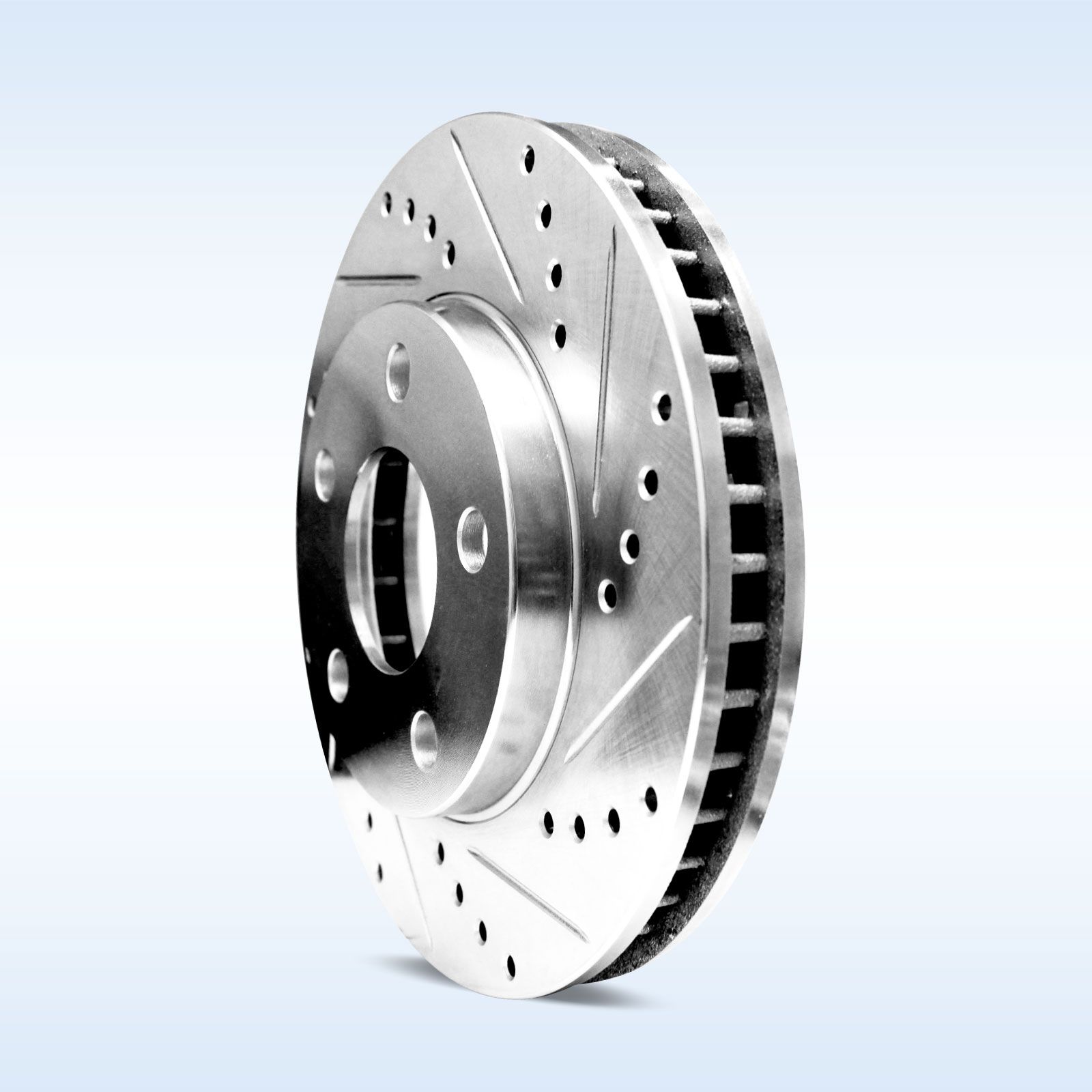 Brake Rotors [2 Front] POWERSPORT *DRILLED & SLOTTED* DISC BJ00632 eBay